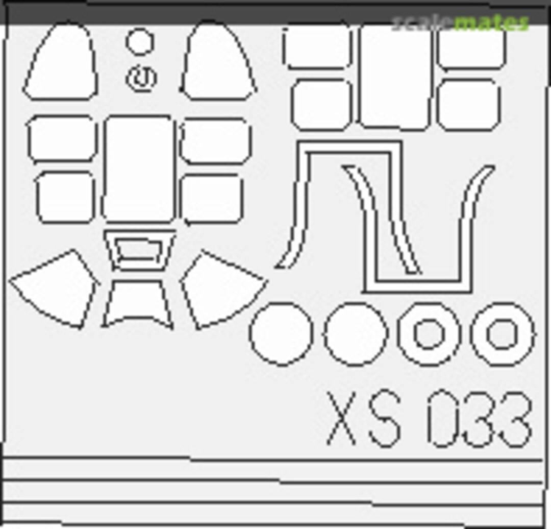 Boxart P-51B/C Mustang XS033 Eduard