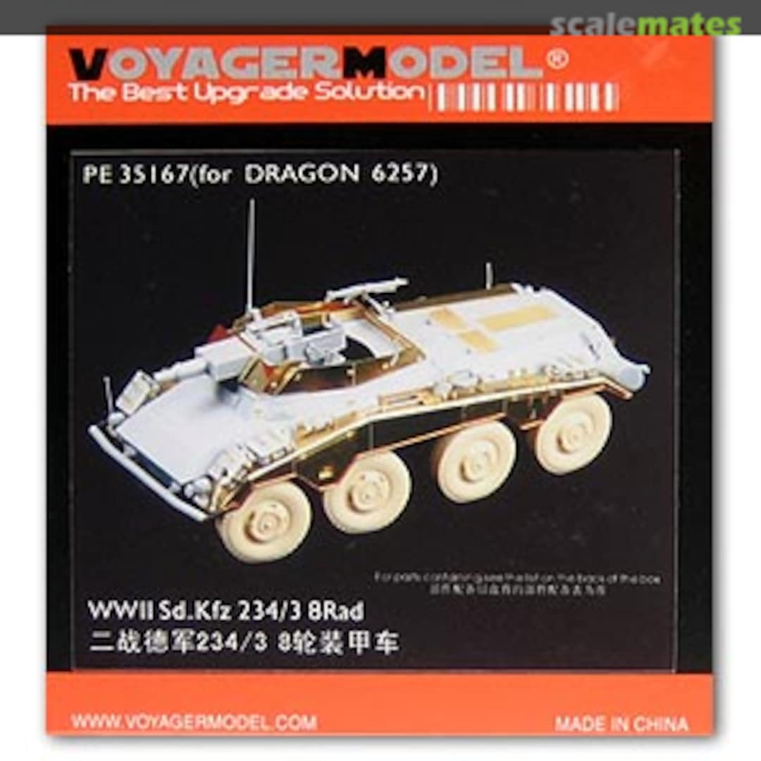 Boxart Sd.Kfz. 234/3 (8Rad) PE35167 Voyager Model