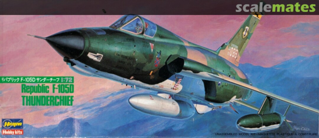 Boxart Republic F-105D Thunderchief 612 Hasegawa