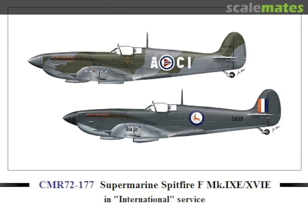 Boxart Supermarine Spitfire F Mk.IXE/XVIE CMR72-177 CMR