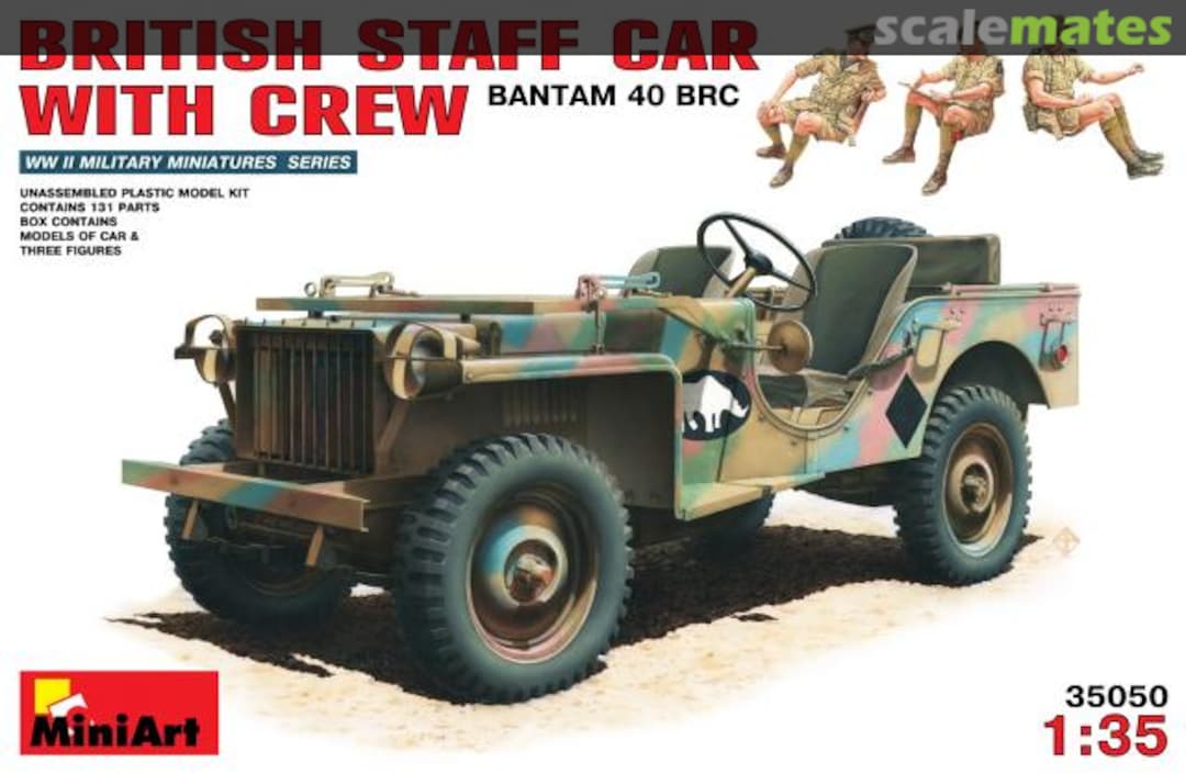 Boxart Staff Car Bantam 40 BRC 35050 MiniArt