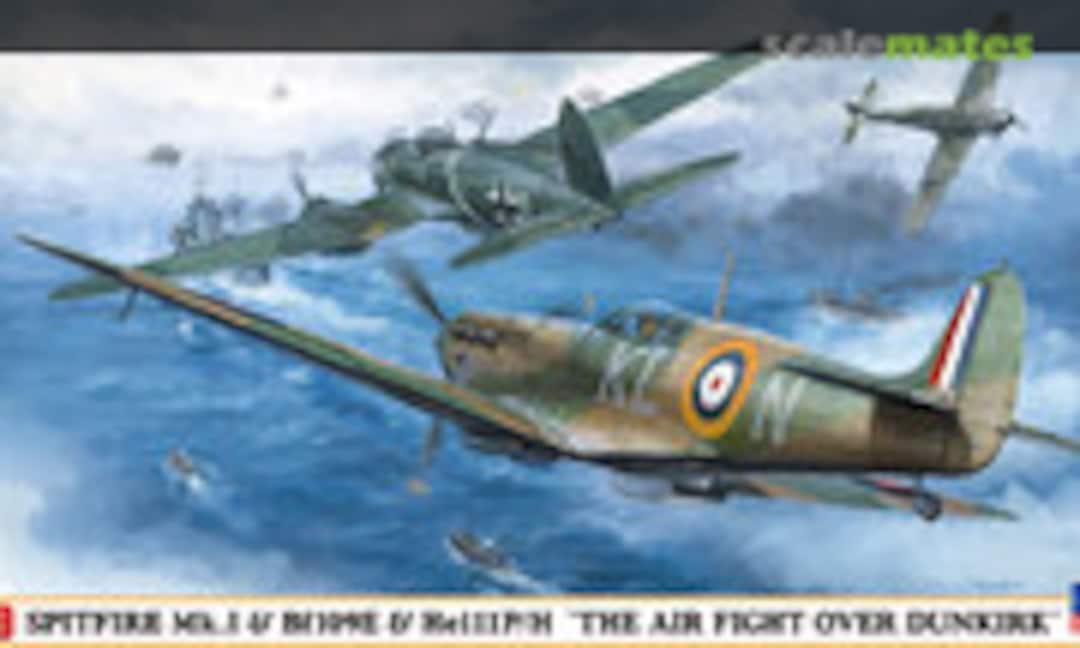 1:72 Spitfire Mk.I &amp; Bf109E &amp; He111P/H 'The Air Fight over Dunkirk' (Hasegawa 02270)