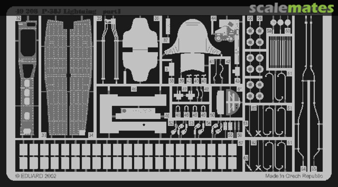 Boxart P-38J 49208 Eduard
