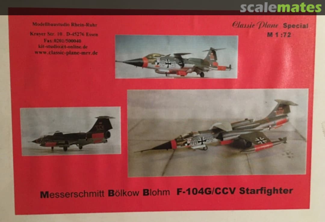 Boxart F-104G/CCV Starfighter Special Classic Plane