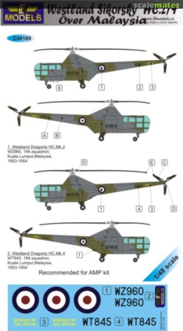 Boxart Westland Sikorsky HC.2/4 C48169 LF Models