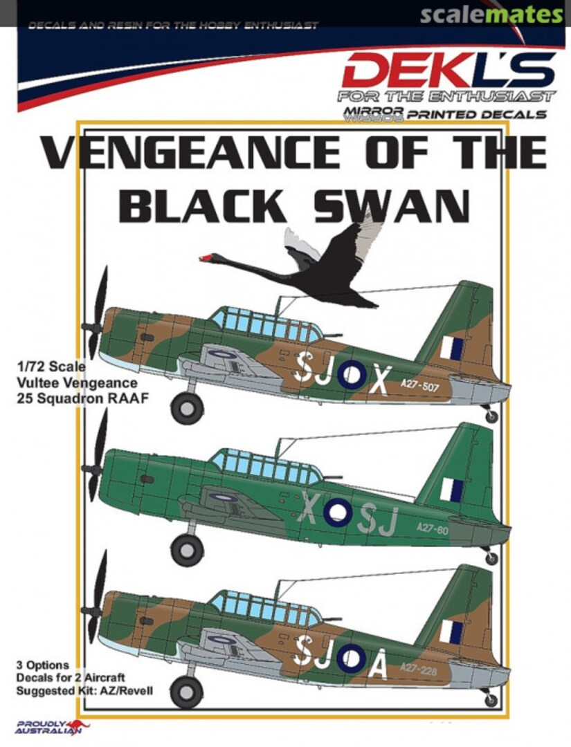 Boxart Vengeance of the black swan DL72050 DEKL's