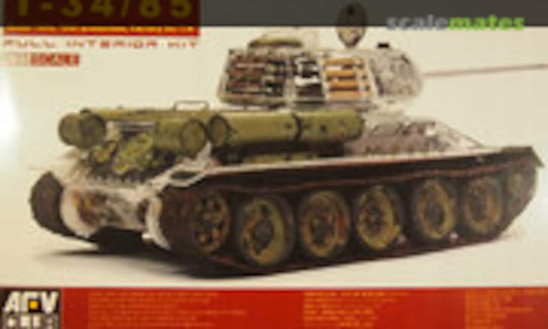 1:35 T-34/85 Model 1944 w/ Full Interior (AFV Club AF35S56)