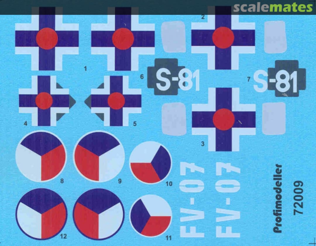 Boxart Heinkel He-111 Czechoslovak and Slovak decals 72009 Profimodeller