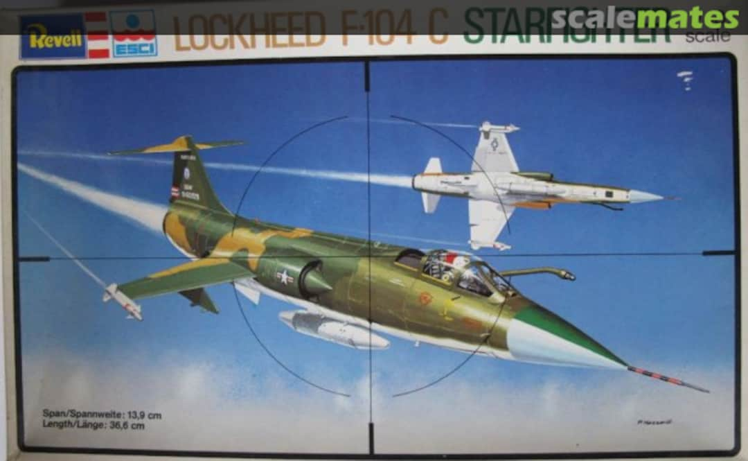 Boxart Lockheed F-104 C Starfighter H-2280 Revell/ESCI