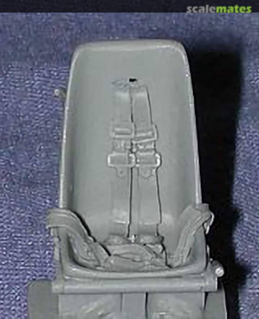 Boxart Bf 109E Seat with Belts but without Pad CEC32111 Cutting Edge Modelworks