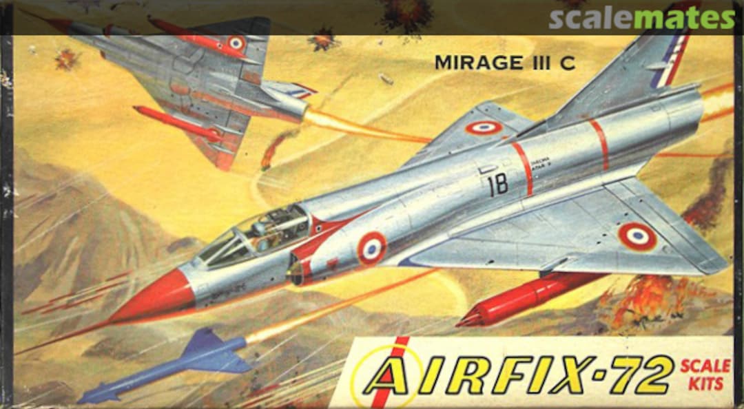 Boxart Mirage III C 9-49 Airfix Corporation of America