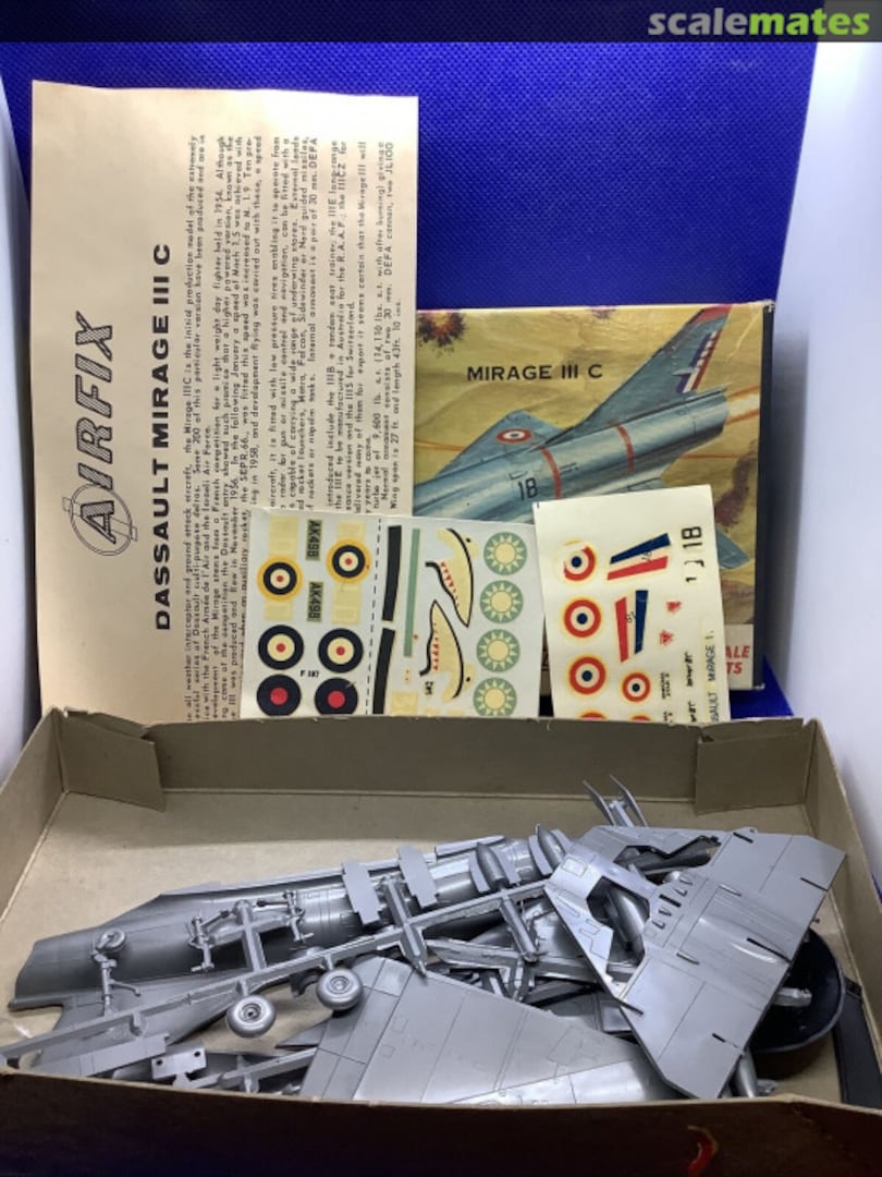 Contents Mirage III C 9-49 Airfix Corporation of America