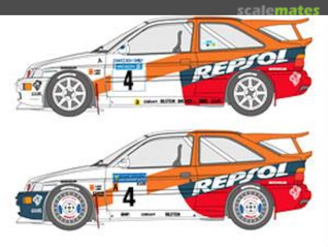 Boxart Repsol Escort 1996 Sweden/Indonesia Decal Set SHK-D216 Shunko Models