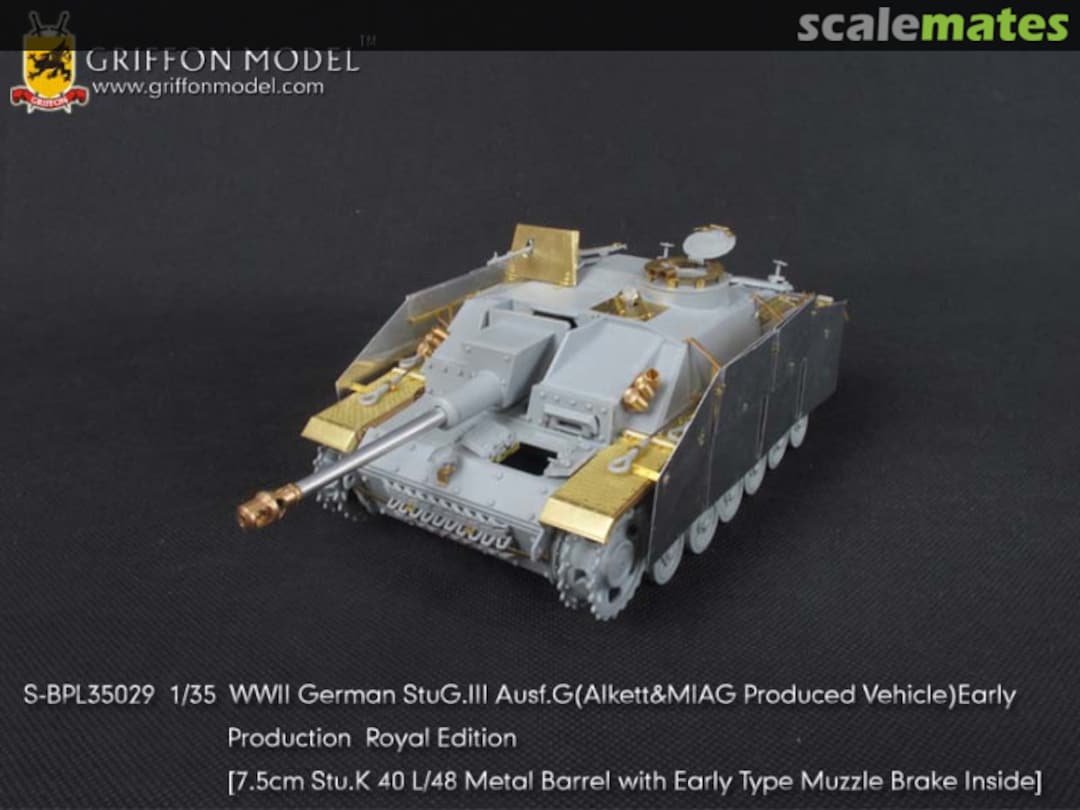 Boxart StuG.III Ausf.G (Alkett u. MIAG Produced Vehicle) Early Production - Royal Edition S-BPL35029 Griffon Model