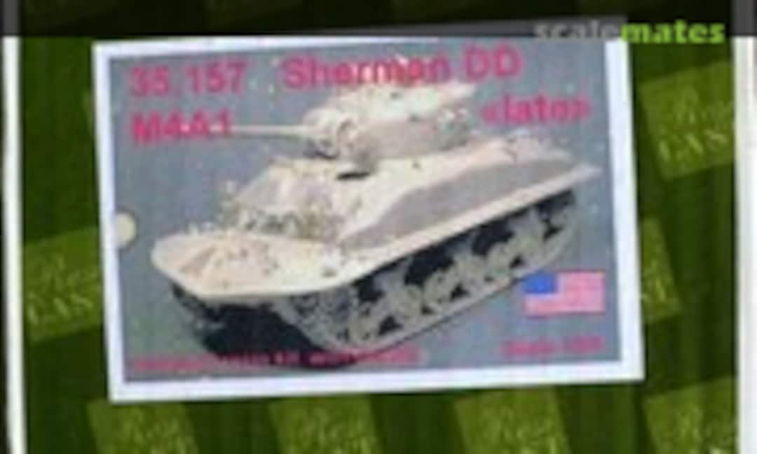 1:35 Sherman DD M4A1 75mm Dry (Late) (Resicast 35.167)