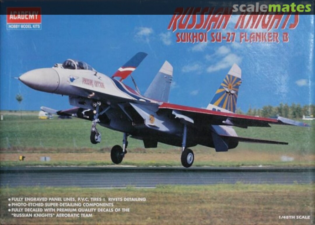 Boxart Su-27 Flanker B 2167 Academy