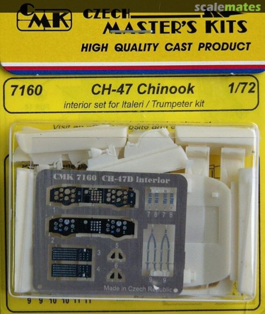 Boxart CH-47 Chinook interior set 7160 CMK