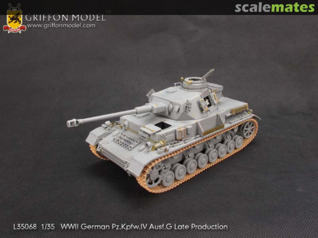 Boxart WW II German Pz.Kpfw.IV Ausf.G Late Production Basic Set L35068 Griffon Model