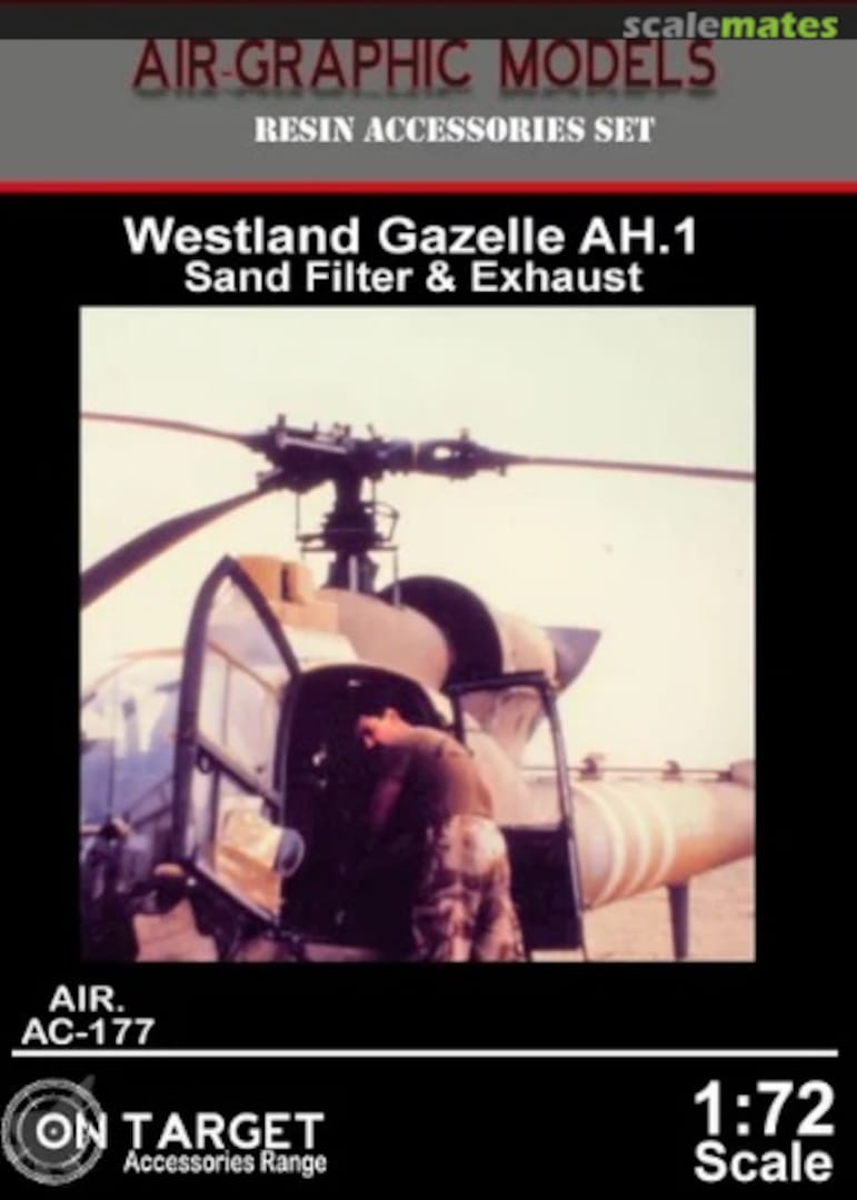 Boxart Westland Gazelle AH.1 Sand Filter & Exhaust AIR.AC-177 Air-Graphic Models