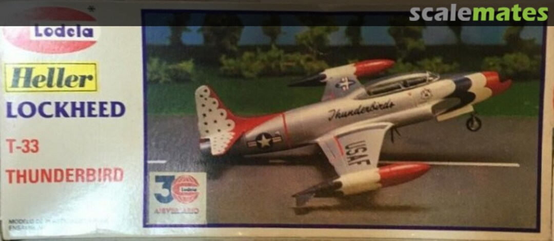 Boxart Lockheed T-33 Thunderbird  Heller/Lodela