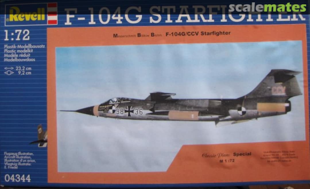 Boxart F-104G/CCV Starfighter CPM 21 Classic Plane