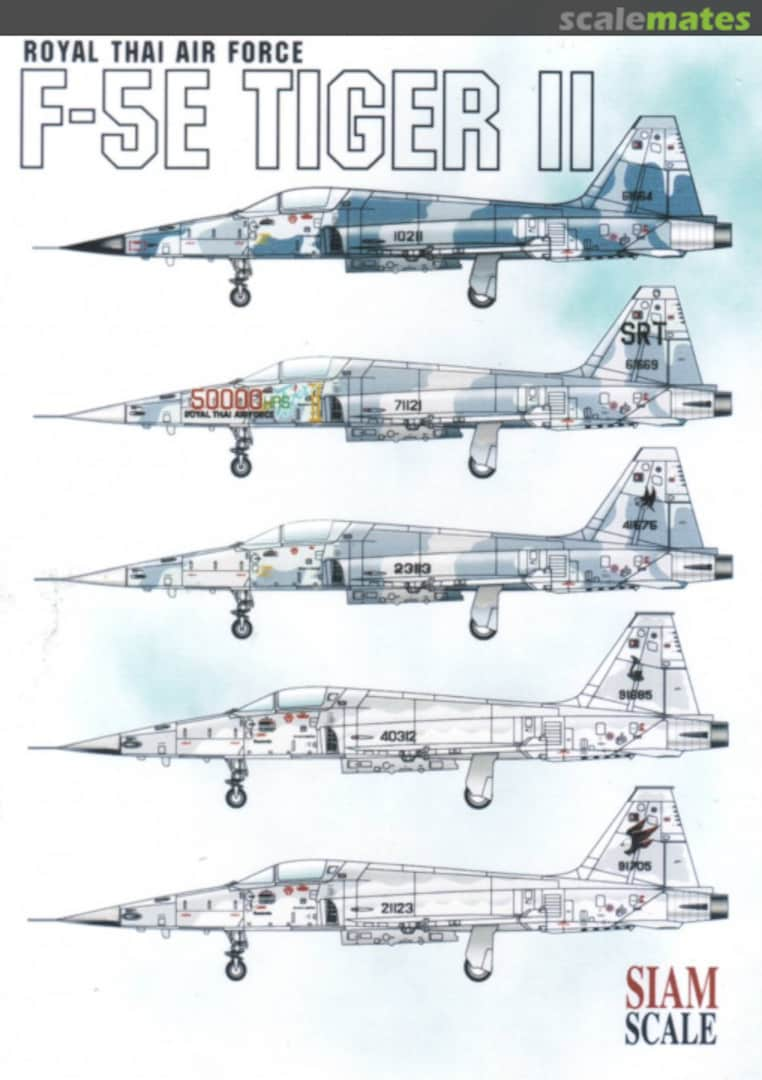 Boxart F-5E Tiger II 72009 Siam Scale