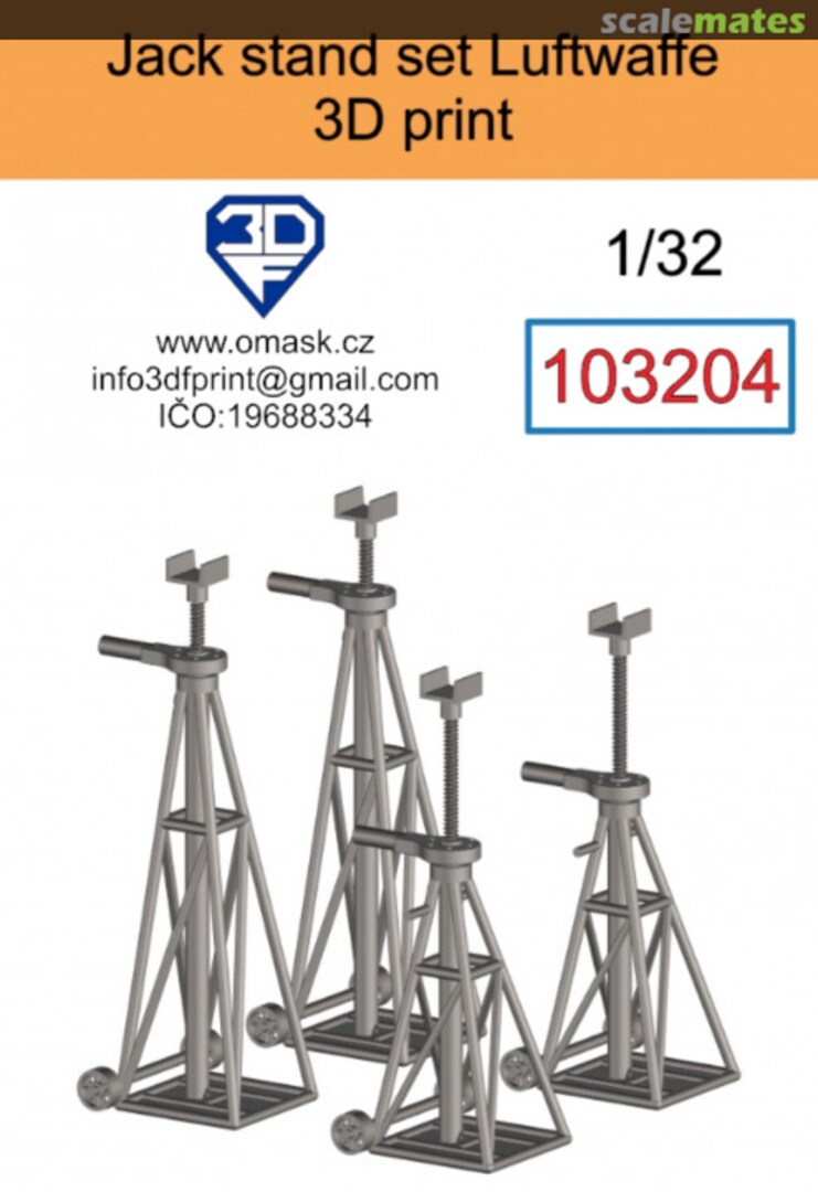 Boxart Jack stand set Luftwaffe 103204 3DF Print