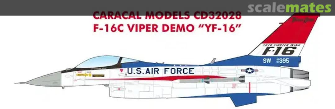 Boxart F-16C Viper Demo "YF-16" CD32028 Caracal Models