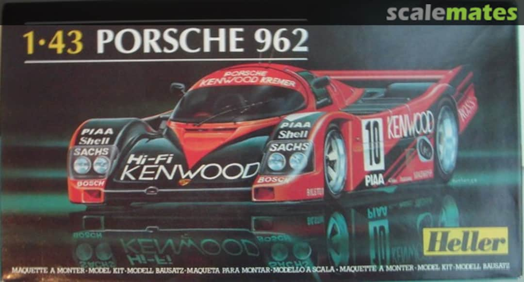 Boxart Porsche 962 80109 Heller