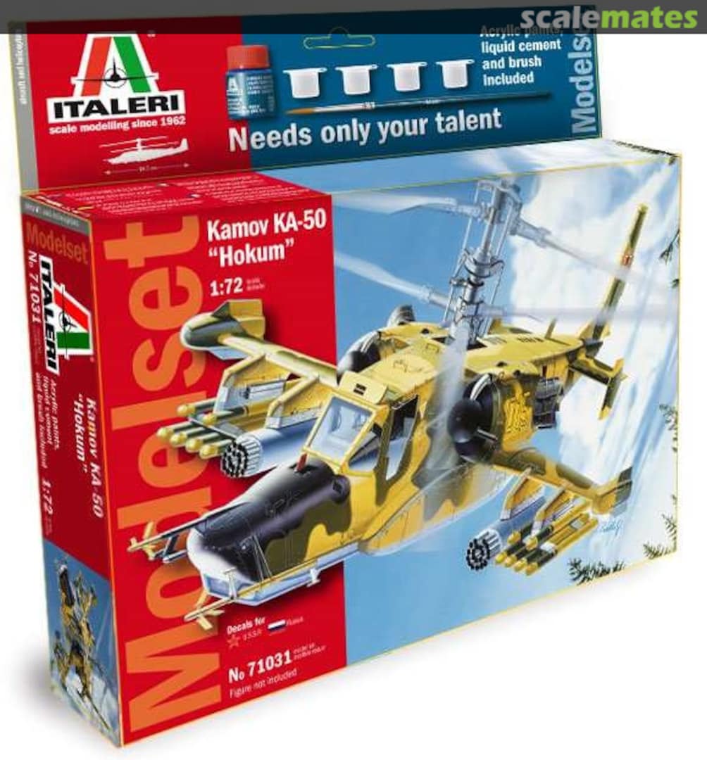 Boxart Kamov Ka-50 "Hokum" 71031 Italeri