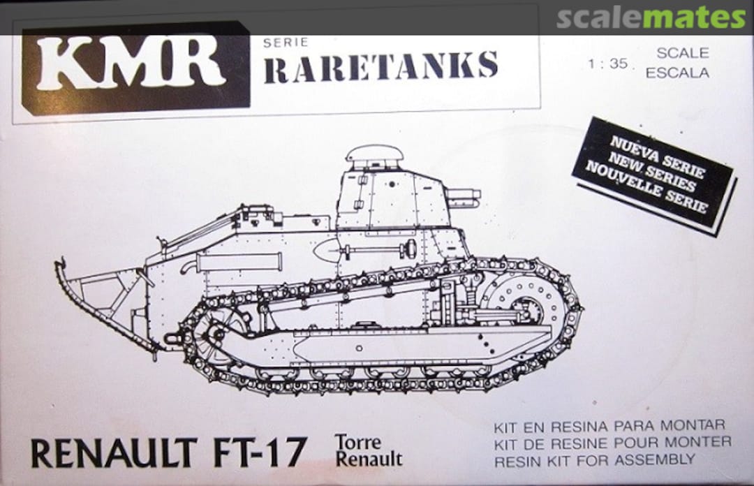 Boxart Renault FT-17 canon T-011 KMR