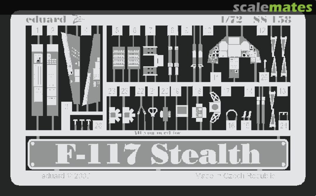 Boxart F-117 Stealth SS158 Eduard