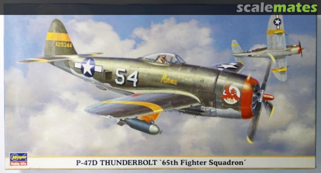 Boxart P-47D Thuderbolt '65th Fighter Squadron' 09477 Hasegawa