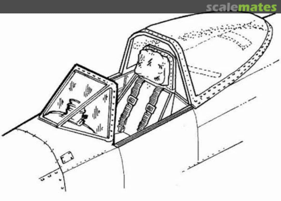 Boxart Typhoon Mk.Ib - interior set 7022 CMK