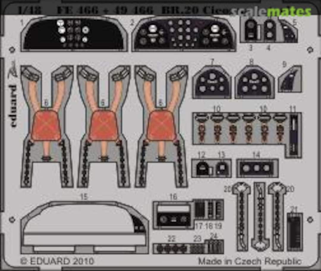 Boxart BR.20 Cicogna interior FE466 Eduard