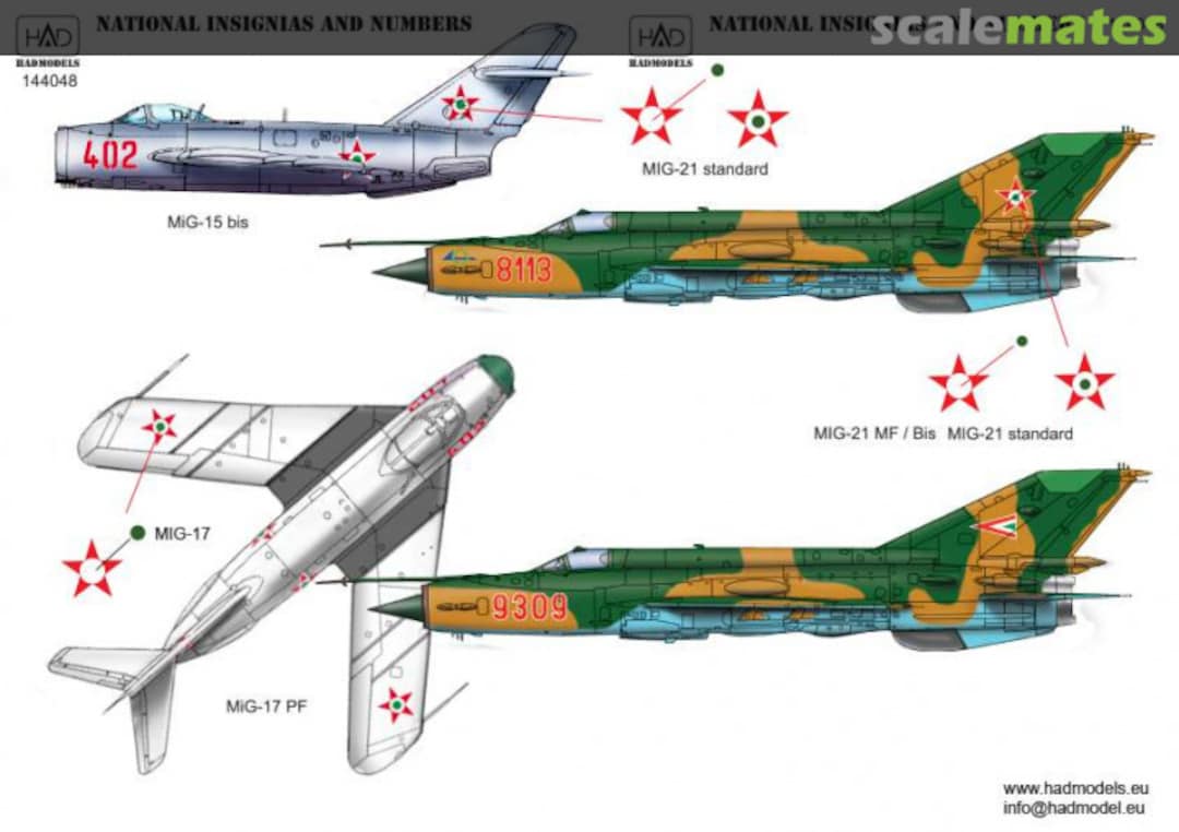 Boxart Hungarian national insignias and numbers 144048 HADmodels 