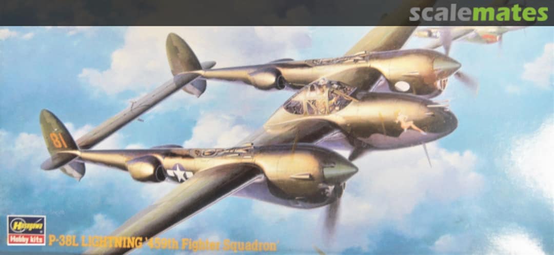 Boxart P-38L Lightning 459th Fighter Squadron 02341 Hasegawa