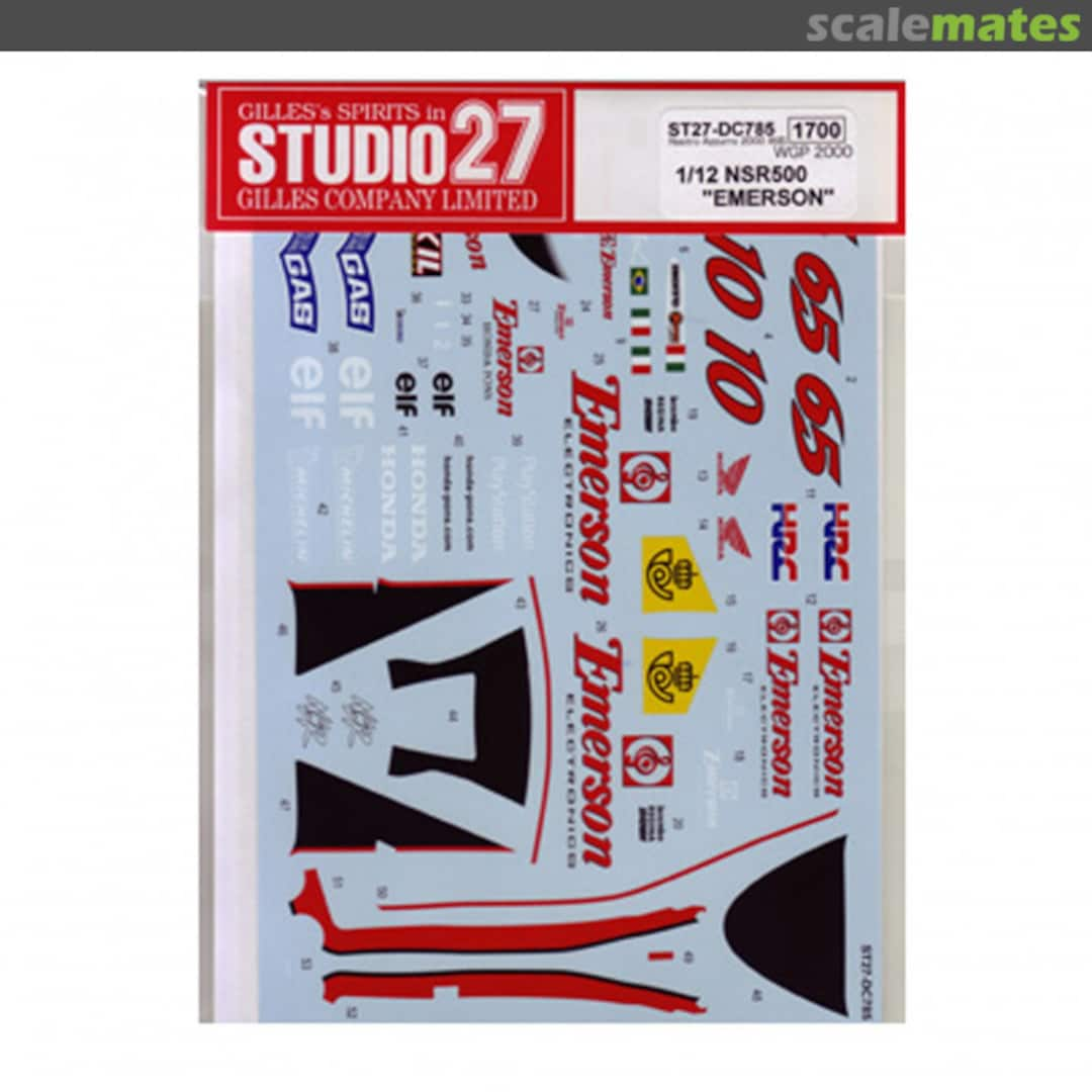 Boxart NSR500 Emerson ST27-DC785 Studio27