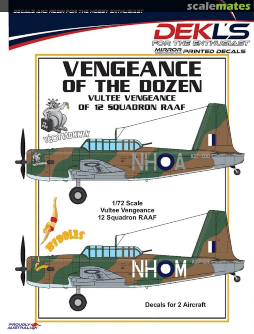 Boxart Vengeance of the Dozen DL72051 DEKL's