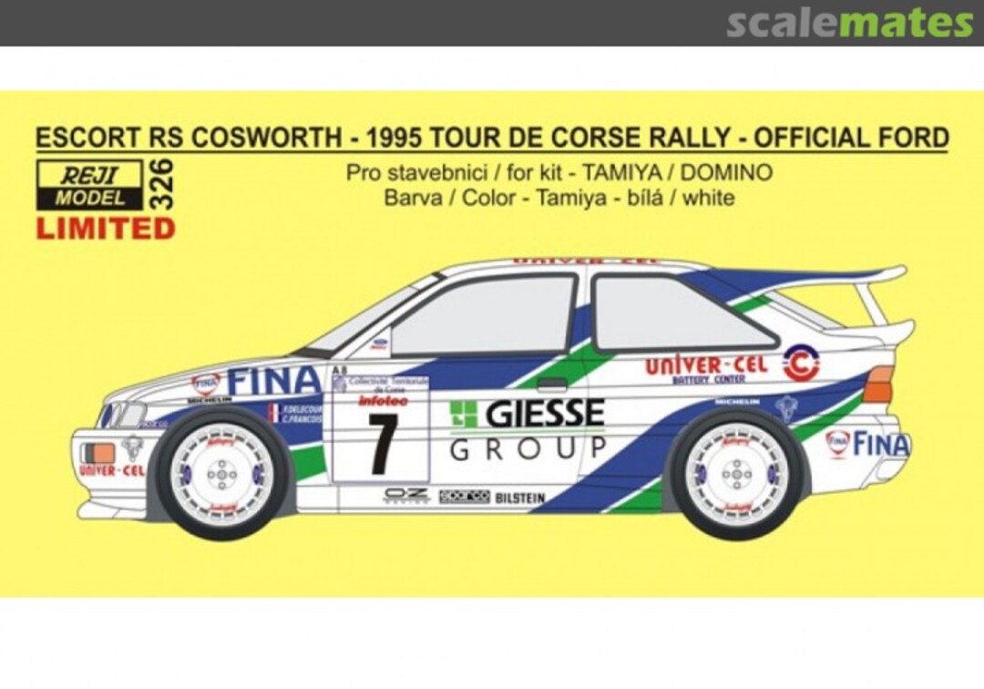 Boxart Ford Escort RS Cosworth [M511 WJN] "GIESSE" 326 REJI Model