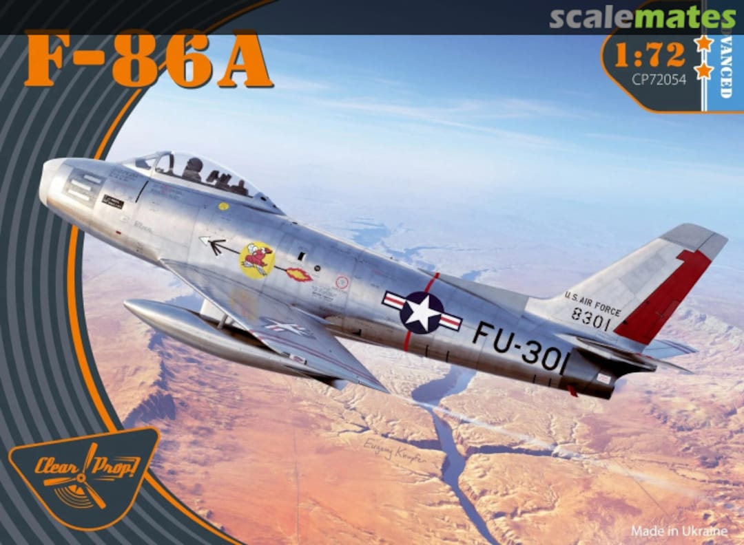 Boxart F-86A Sabre CP72054 Clear Prop!