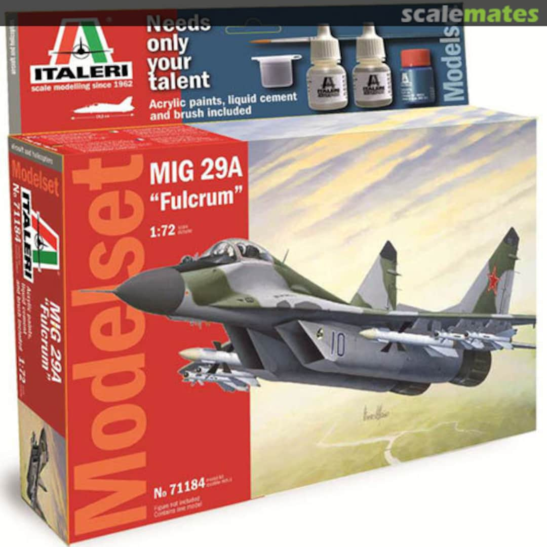 Boxart MiG 29A "Fulcrum" 71184 Italeri