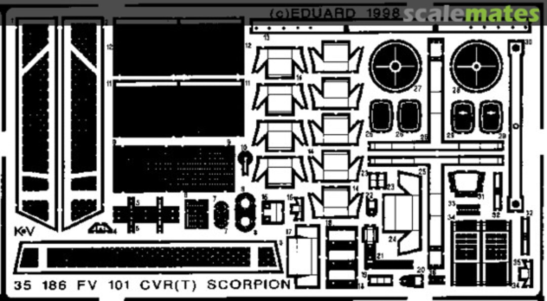 Boxart FV101 CVR Scorpion 35186 Eduard