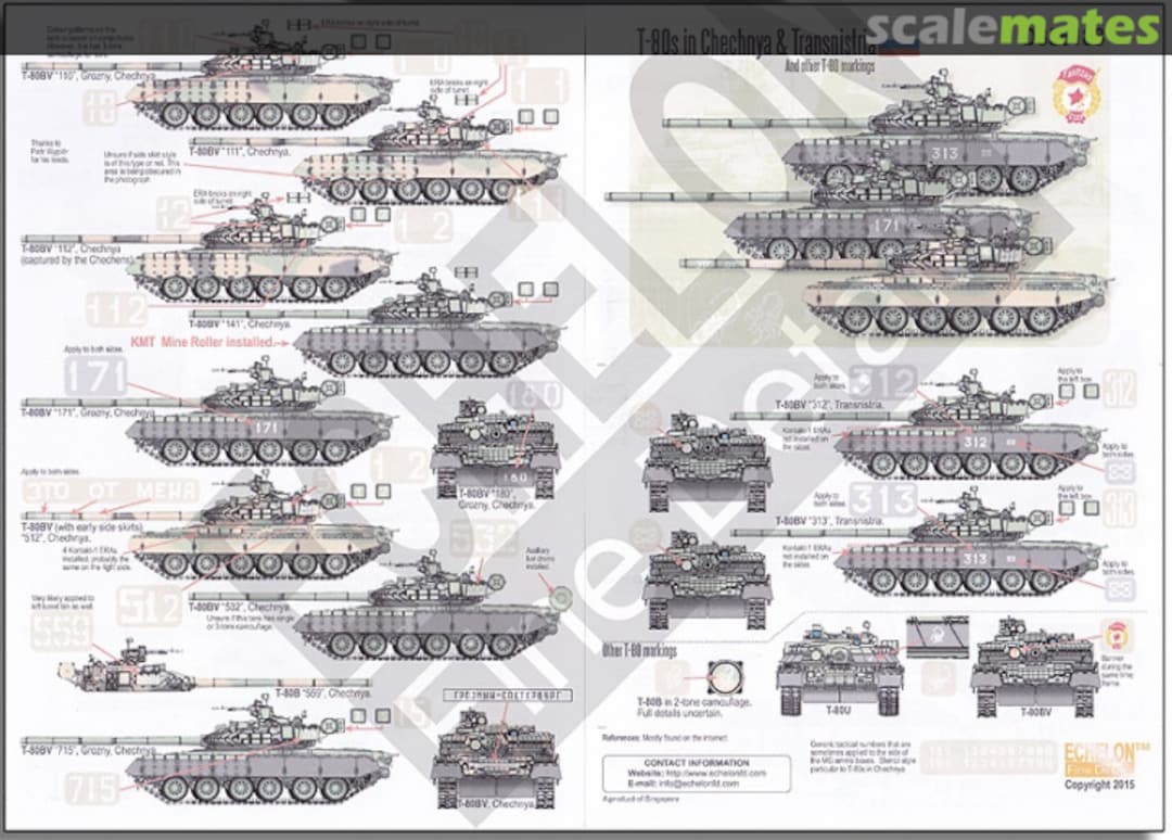 Boxart T-80BV in Chechnya & Transnistria D356188 Echelon Fine Details