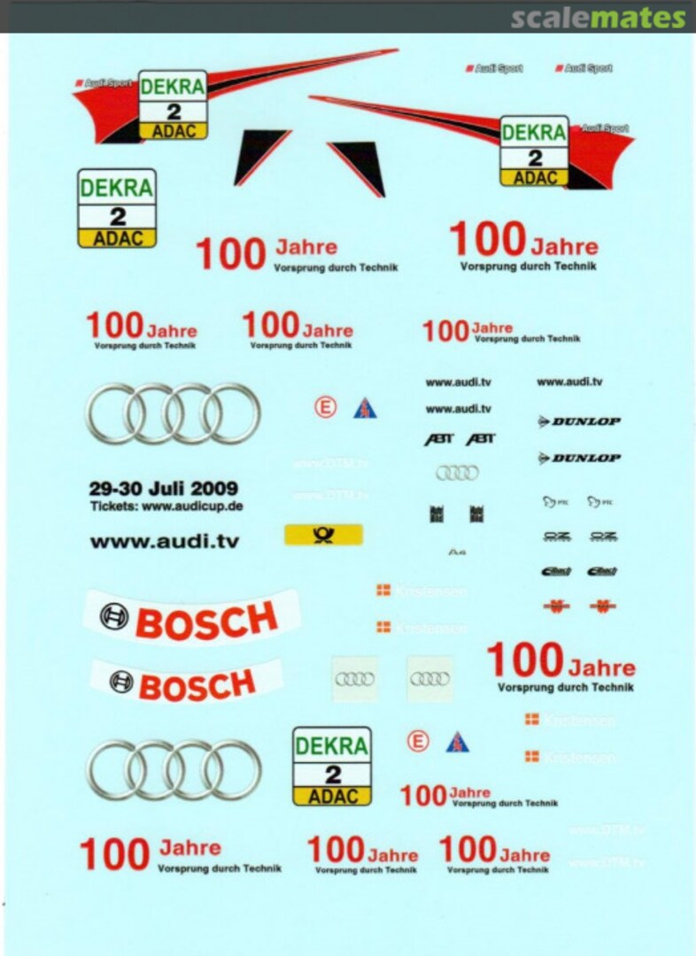 Boxart AUDI A4 DTM - 100 JAHRE - 2009  Patto's Place