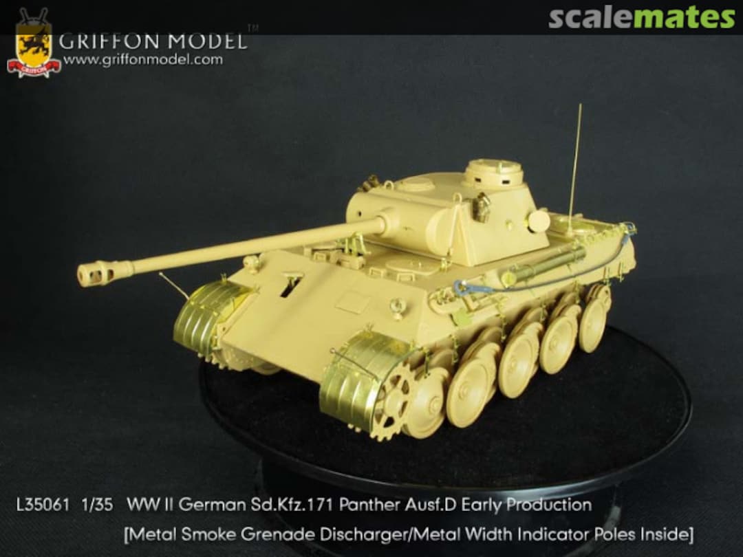 Boxart WW II German Sd.Kfz.171 Panther Ausf.D Early Production - Basic Set L35061 Griffon Model