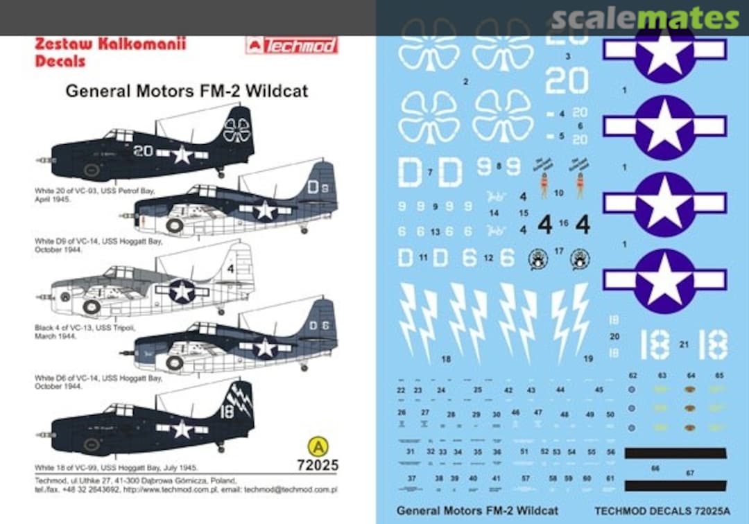 Boxart General Motors FM-2 Wildcat 72025A Techmod