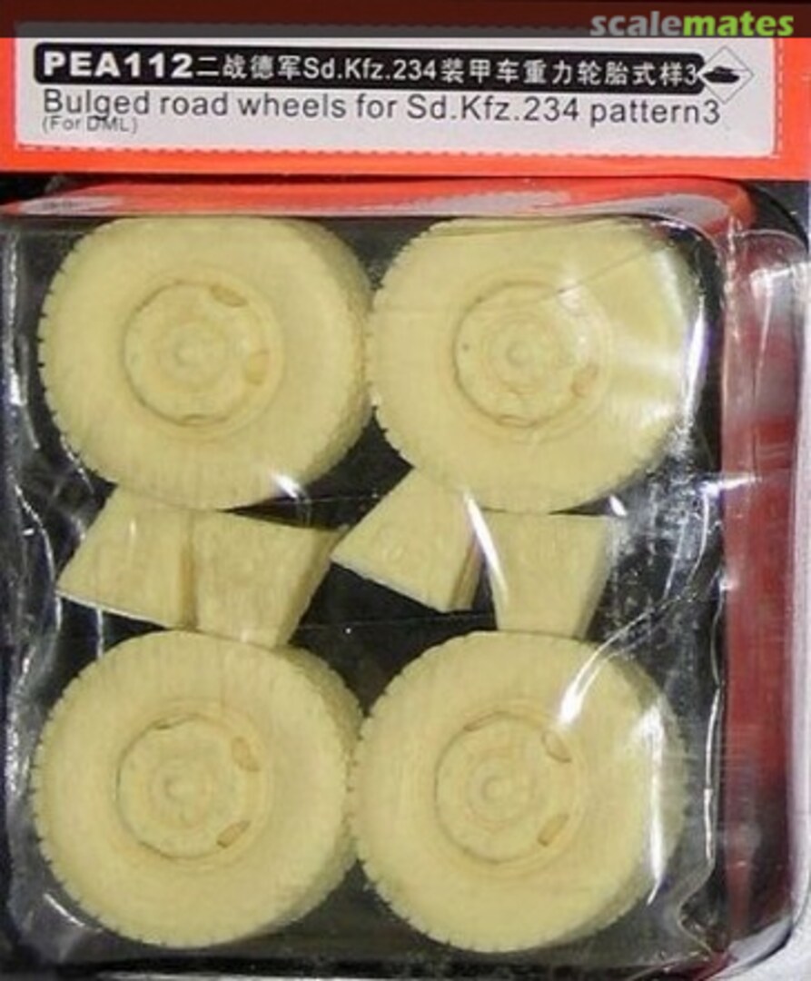 Boxart Sd. Kfz. 234 Road Wheels Pattern 3 PEA112 Voyager Model