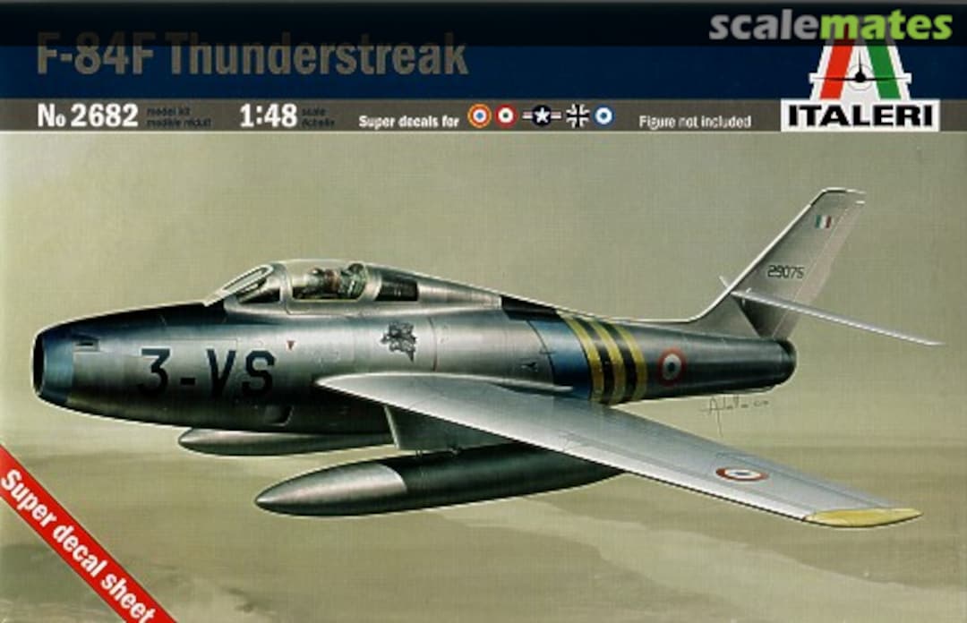 Boxart F-84F Thunderstreak 2682 Italeri