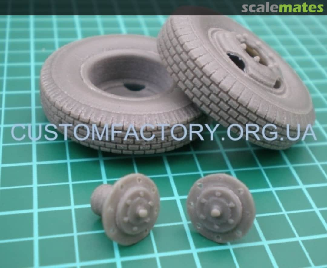 Boxart Wheels for D-30 cannon (type 1) CF35001 Customfactory